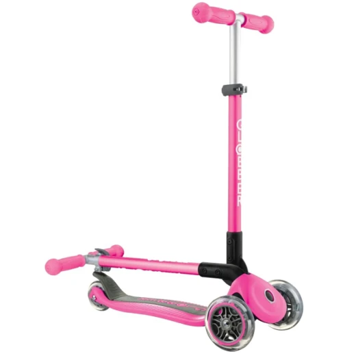 Globber Primo Foldable 3 Wheel Scooter, Pink Color '