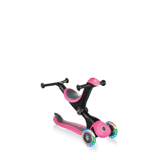 Globber Go Up Deluxe Convertible Scooter, Pink Color '