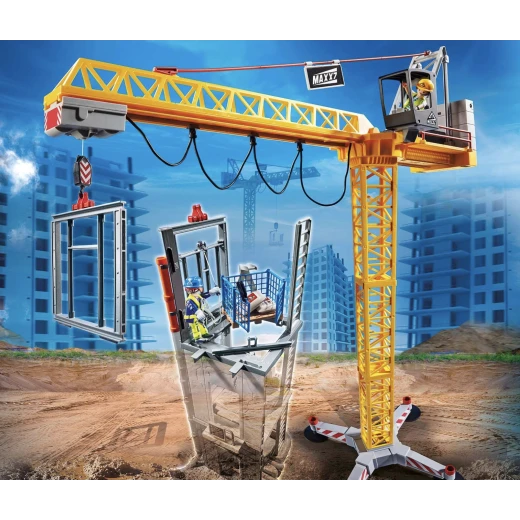 Playmobil City Action Construction Crane With Remote Control '