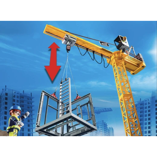 Playmobil City Action Construction Crane With Remote Control '