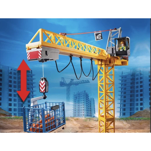 Playmobil City Action Construction Crane With Remote Control '