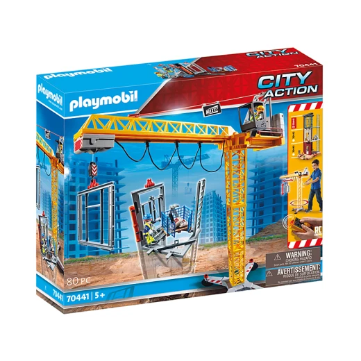 Playmobil City Action Construction Crane With Remote Control '