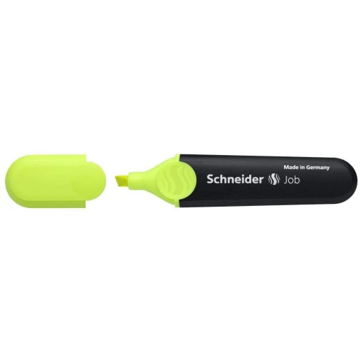 Schneider Job Text Marker, Refillable, Yellow Color