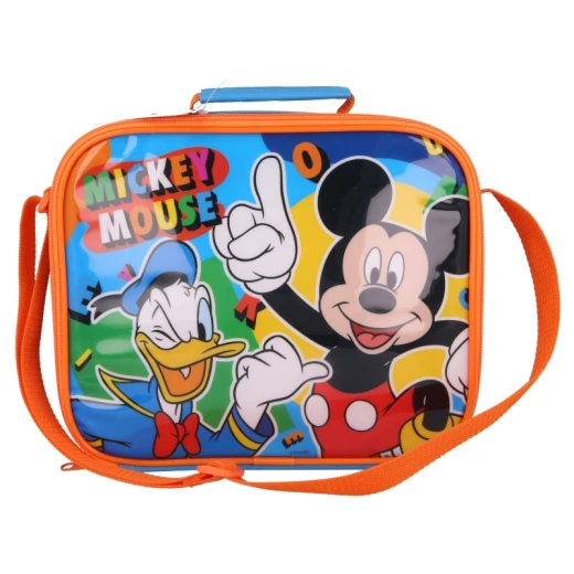 Stor Rectangular Insulated Bag With Strap, Mickey Mouse Design