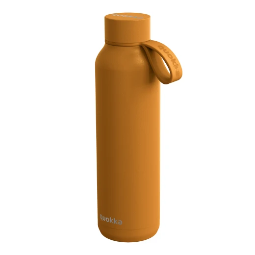 Quokka Stainless Steel Bottle With Strap, Dark Beige Color, 630 Ml