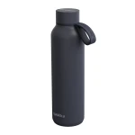 Quokka Stainless Steel Bottle With Strap, Black Color, 630 Ml