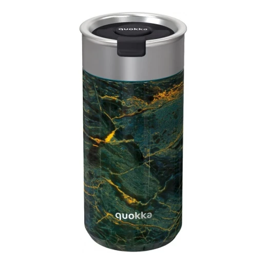 Quokka Stainless Steel Thermos With Filter, Greenstone Design, 400 Ml