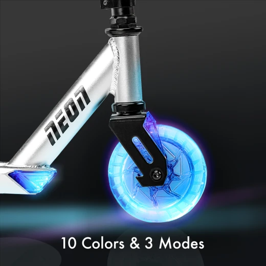 Yvolution Scooter, 2 Wheels, Neon Ghost Grey Color