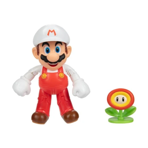 Jakks Pacific World of Nintendo Fire Mario with Fire Flower '