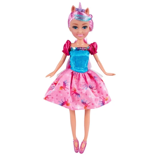 Zuru Sparkle Girlz Unicorn Princess Doll, Blue Color