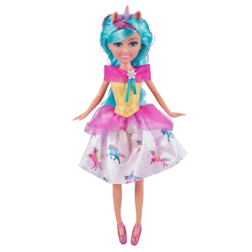 Zuru Sparkle Girlz Unicorn Princess Doll, Yellow Color