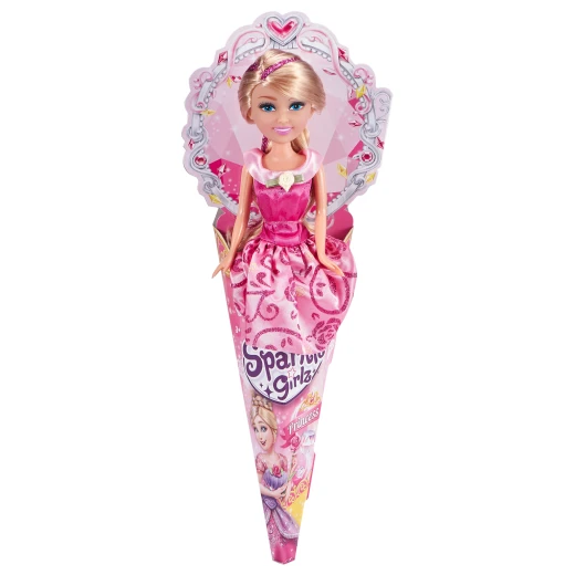 Zuru Sparkle Girlz Princess Cone Doll, Fuchsia Color