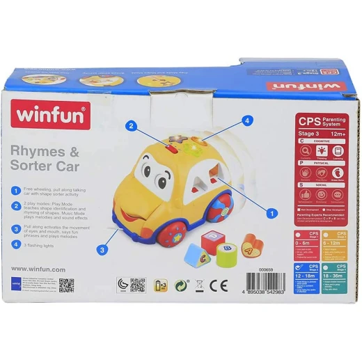 Winfun Rhymes And Sorter Car '