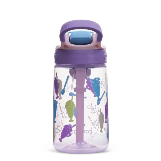 Contigo Autospout Kids Drinking Bottle, Strawberry Shakes, Purple Color, 420 Ml