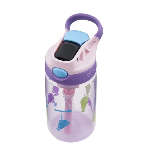 Contigo Autospout Kids Drinking Bottle, Strawberry Shakes, Purple Color, 420 Ml