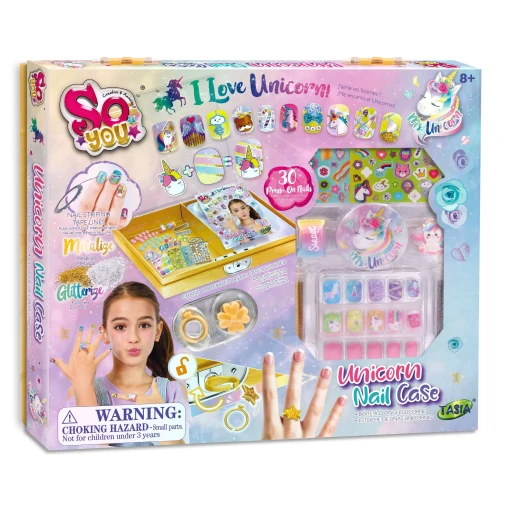 Tasia Unicorn Nail Case Set