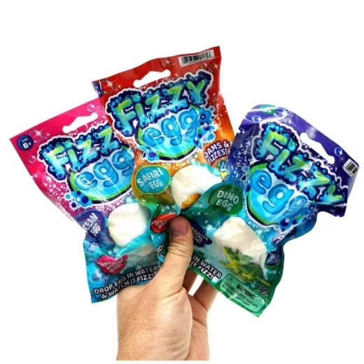 Jaru Fizzy Egg - Foams & Fizzes, Assorted Styles, 1 Piece