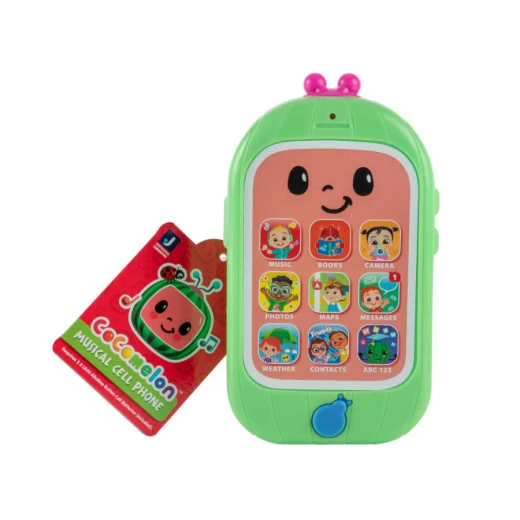 Cocomelon Multi-Colored Cell Phone with Music Kids Toy '