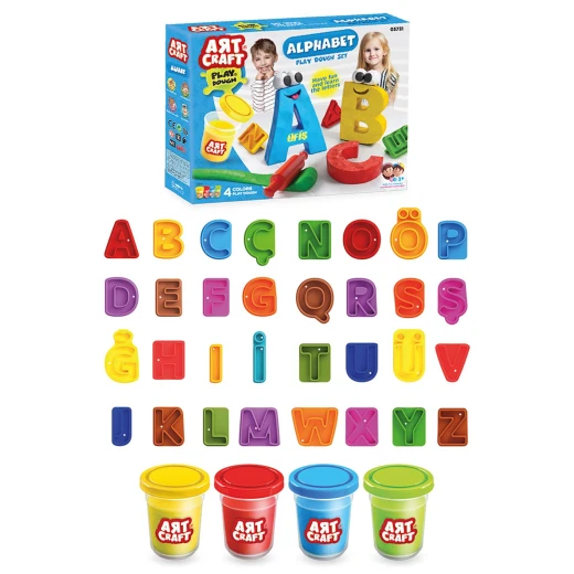 Art Craft Dede Alphabet Dough Set