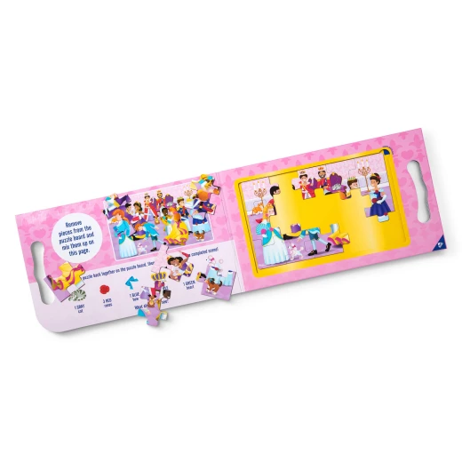 Melissa & Doug Take Along Magnetic Jigsaw Puzzles - Princess