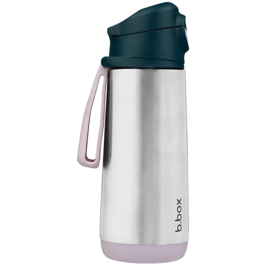 B.Box Insulated Sports Bottle – Indigo Rose, 500ml