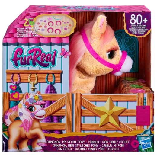 HASBRO furReal Cinnamon My Stylin' Pony Interactive Pet Toy