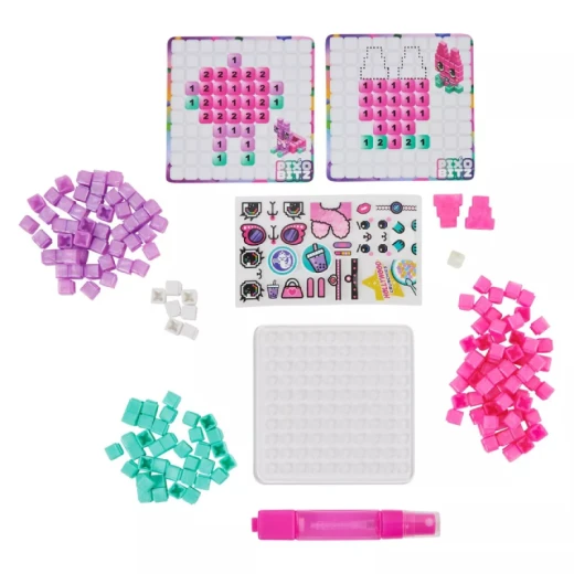 Pixobitz Clear Pack with 156 Water Fuse Beads '