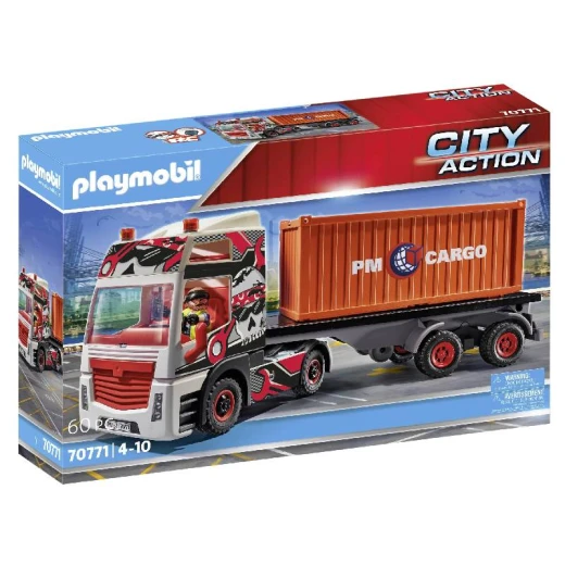 Truck With Cargo Container '