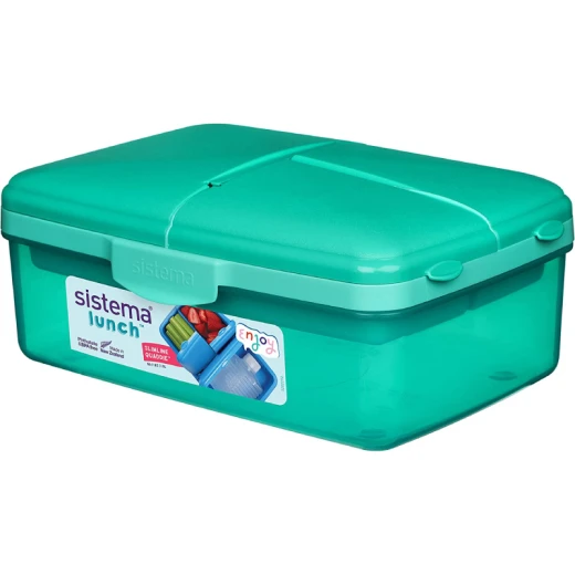 Sistema Lunch Slimline Quaddie, 1.5 L - Green