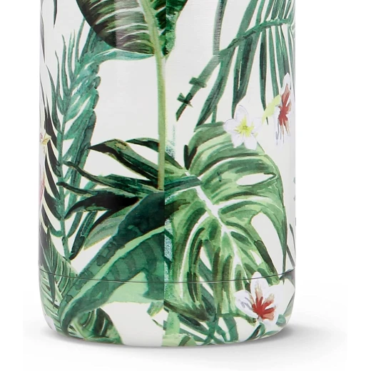 Quokka Stainless Steel Bottle, Floral Design, 630 Ml