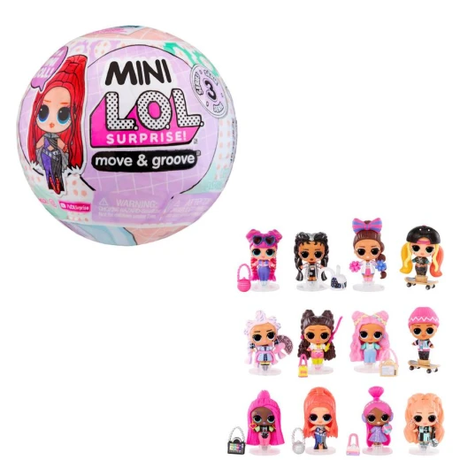 LOL Surprise Mini Surprise! S3 Move & Groove - Assorted, 1 Pieces