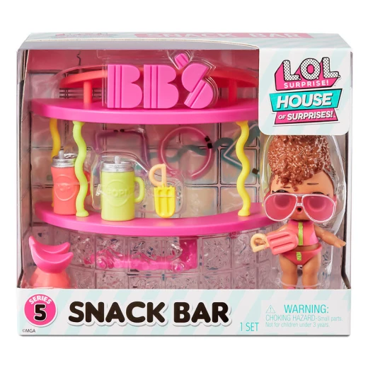 Lol Surprise House Of Surprises Series Snackbar Mit Rip Tide-modepuppe