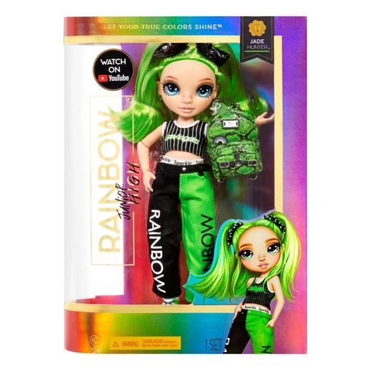 Rainbow High Junior High Fashion Doll, Jade Hunter