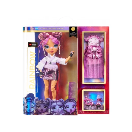 Rainbow High Junior High Fashion Doll, Lila Tamamoto