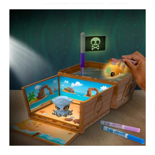 Crayola Washimals Glow Ocean Pets, Tresure Chest