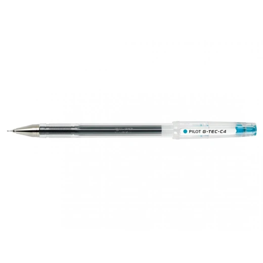 Pilot  G-Tec C4 Roller Ball Pen, 0.4mm White Blue