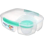 Sistema | to Go Triple Split Lunch Box with Yoghurt Pot | 2L