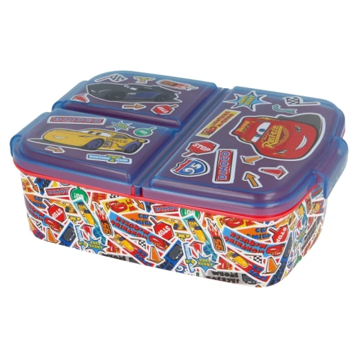 Stor Multi Compartment Sandwich Box Cars Stickers