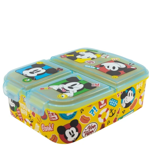 Stor Multi Compartment Sandwich Box Mickey Mouse Fun-tastic