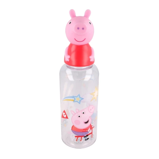 Stor 3d Ecozen Figurine Bottle 560 Ml Peppa