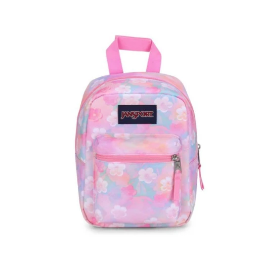 JanSport Lunch Bag Big Break Tapestry Hydrange, Pink Color