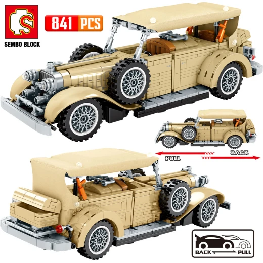 Sembo Block | Cars Building Block 841 pcs