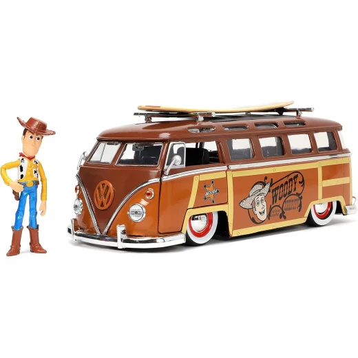 JADA | Volkswagen T1 Bus with Woody Figurine