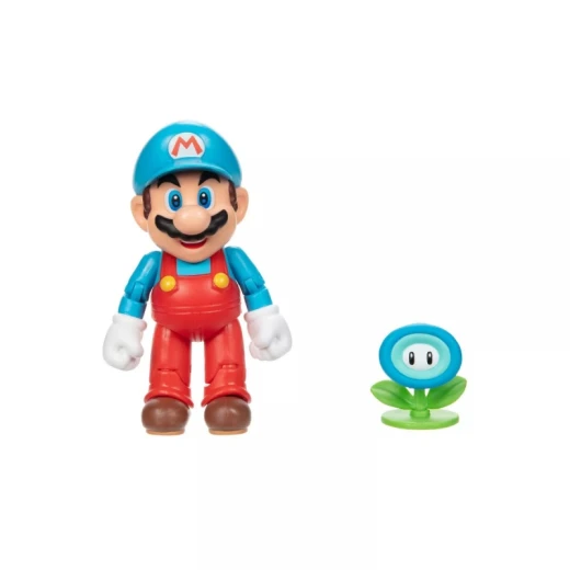 Nintendo Super Mario - Ice Mario Figure with Ice Flower '