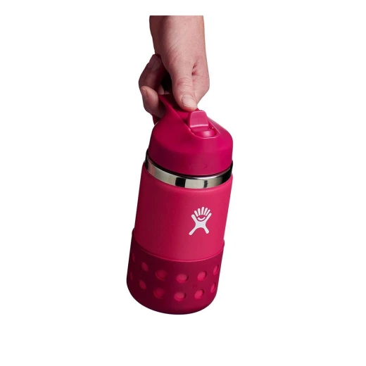 Hydro Flask Kids Wide Mouth Flask 12 oz - Burgundy