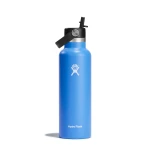 Hydro Flask Water Bottle 621 ml (21 oz) with Flex Straw Cap, Cascade