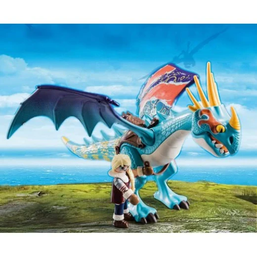 Playmobil Dreamworks Dragon Racing: Astrid And Stormfly '