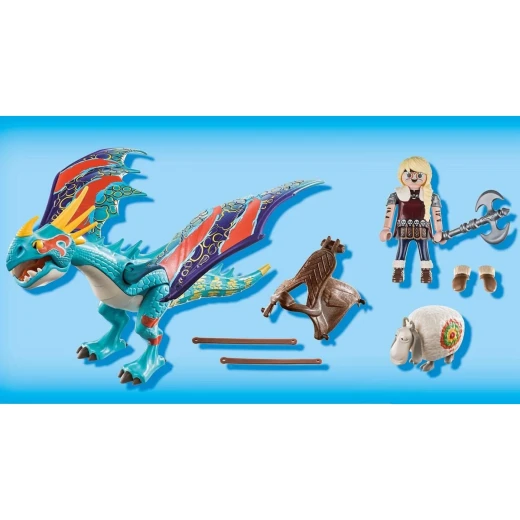 Playmobil Dreamworks Dragon Racing: Astrid And Stormfly '