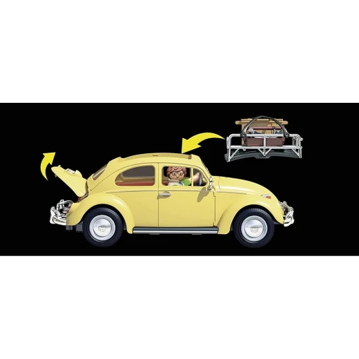 Playmobil Volkswagen Beetle Yellow Family Car, Special Edition '