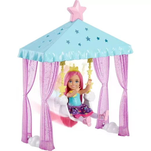 Barbie | Dreamtopia Chelsea Doll | Nurturing Fantasy | Playset and Pet Kitten